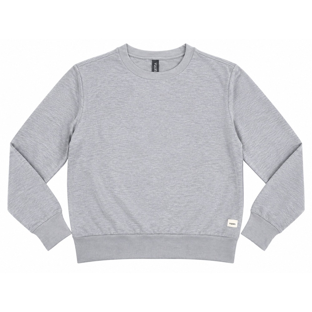 Vuori Daydream Crewneck Sweatshirt Heather Grey Pullover Womens Small